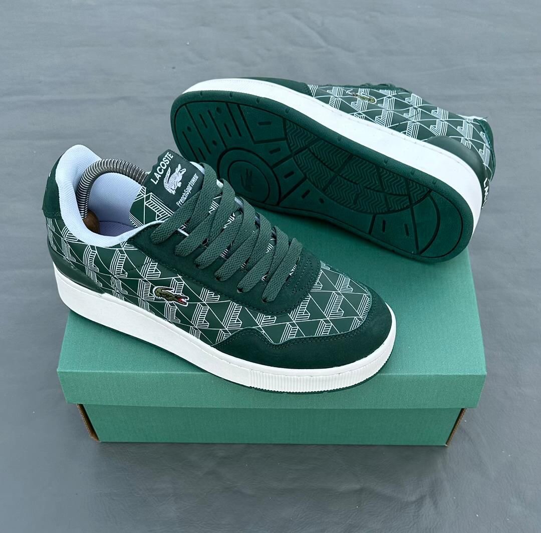 Baskets Lacoste Vertes Style