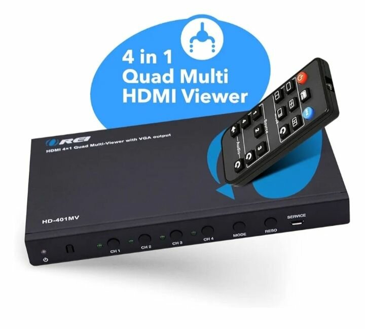 Orei Quad Multi-Vewer Hdmi 4-in-1