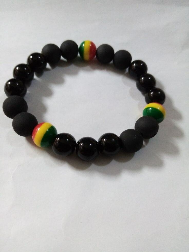 Bracelet perles multicolores