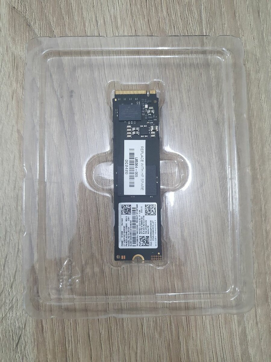 Samsung SSD NVMe M.2 512GB