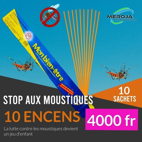 10 Encens anti-moustiques