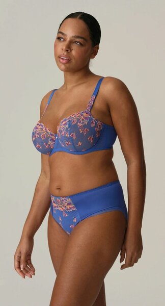 Floral Non Padded Underwired Bra and Pants Size 40C