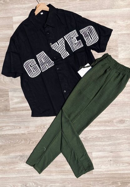 Ensemble Chemise et Pantalon Décontracté