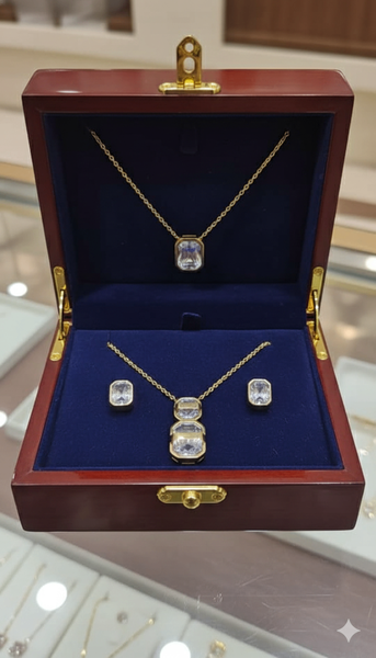 Ensemble de bijoux diamant en or