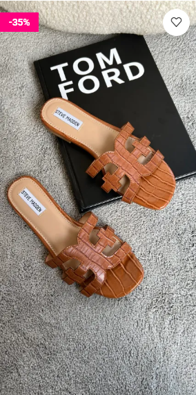 Eloise brown flat slip ons