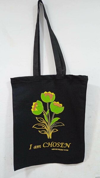 Multifunctional Black Canvas Tote Bag