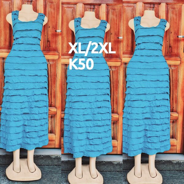 Beautiful and high quality women's dress blue