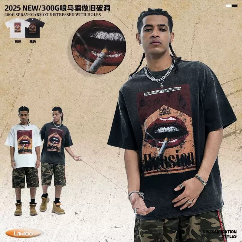 T-shirt graphique urbain