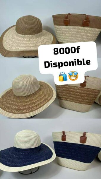 Chapeaux et sacs en paille