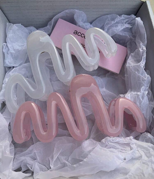 Clips à cheveux en acrylique