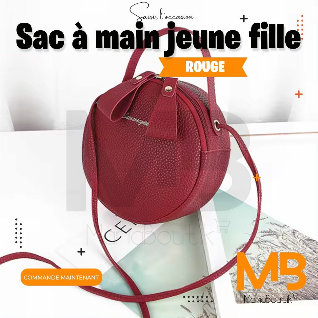 Sac bandoulière rond femme