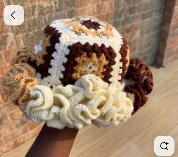 Chapeau Crochet Élegant