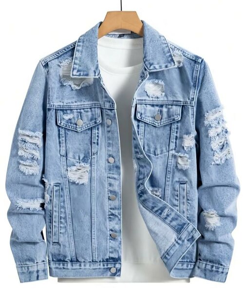 Veste en jean décontractée