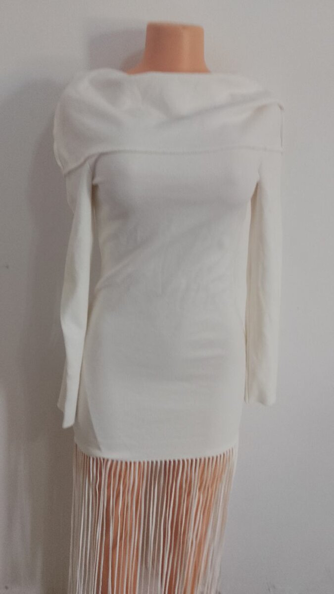 Robe Élégante à Franges