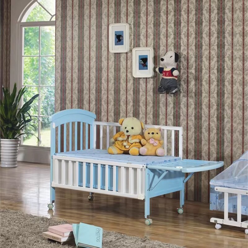 Lit Bébé Évolutif Bleu