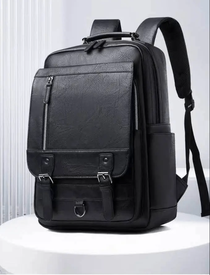 Sac à dos en cuir élégant