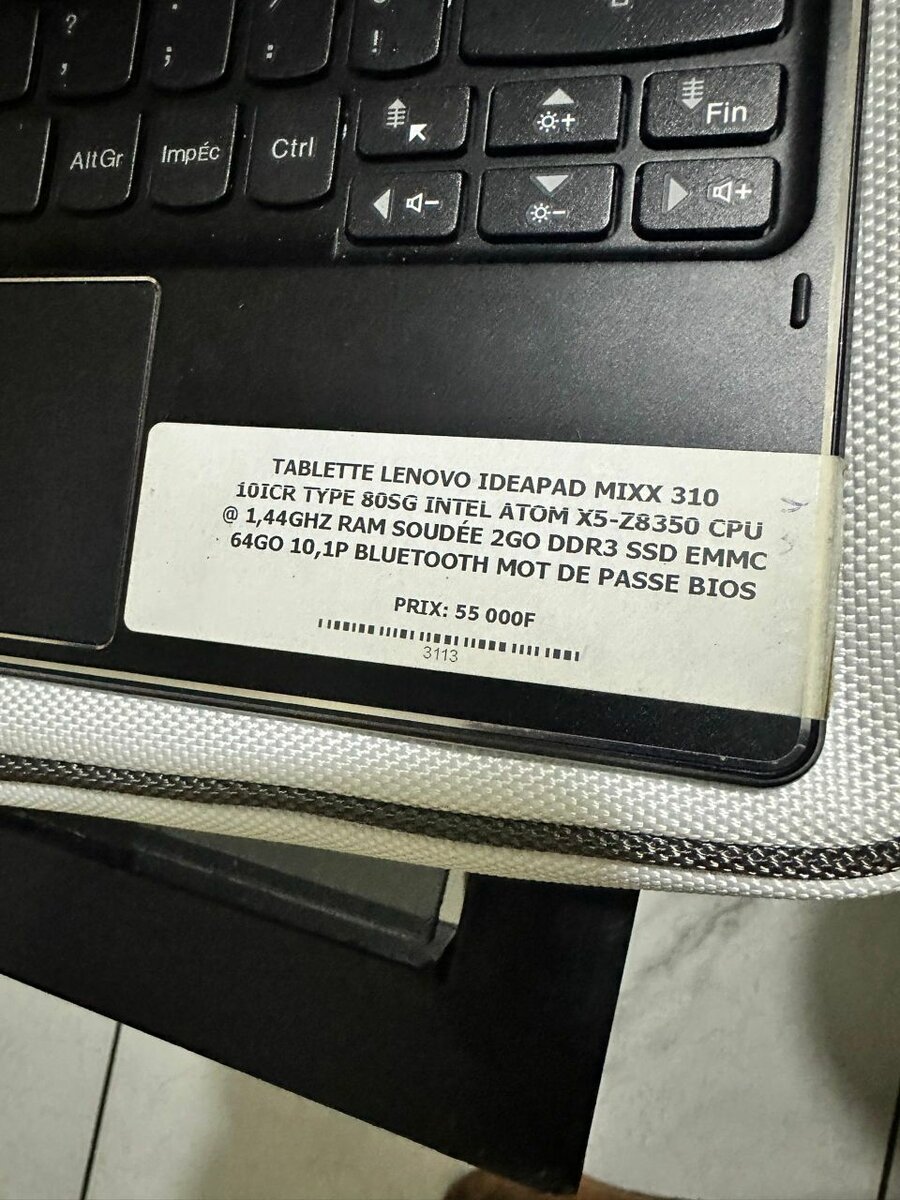 Ordinateur portable détachable