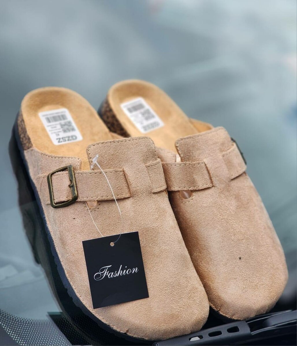 Sabots en daim confortables