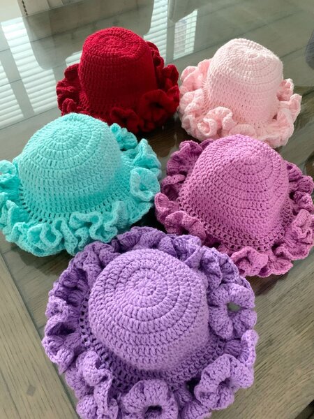 Chapeau en crochet élégant