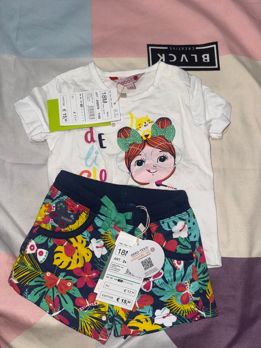 Tenues d'été bébé 12-18M