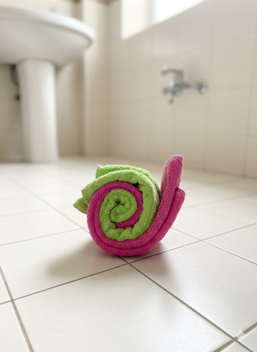 Ensemble de serviettes colorées