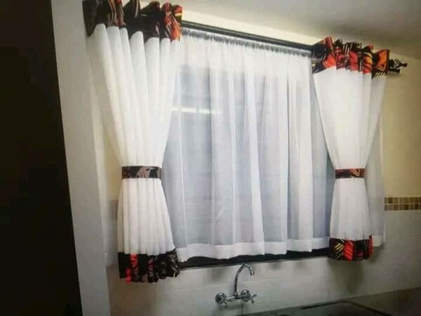 chitenge kitchen curtains