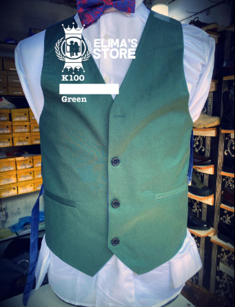 green men's vest