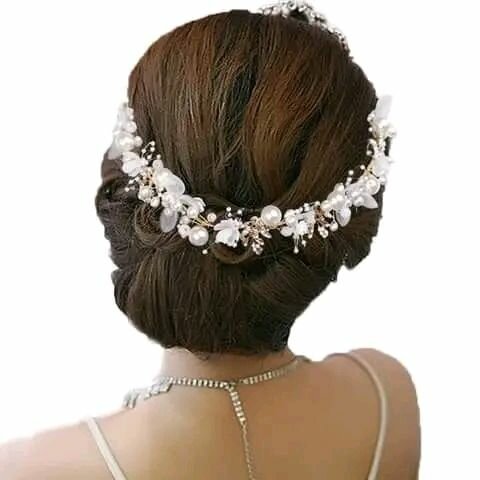 Diadème de mariage perlé