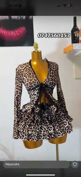 Robe Léopard Stylée Femme