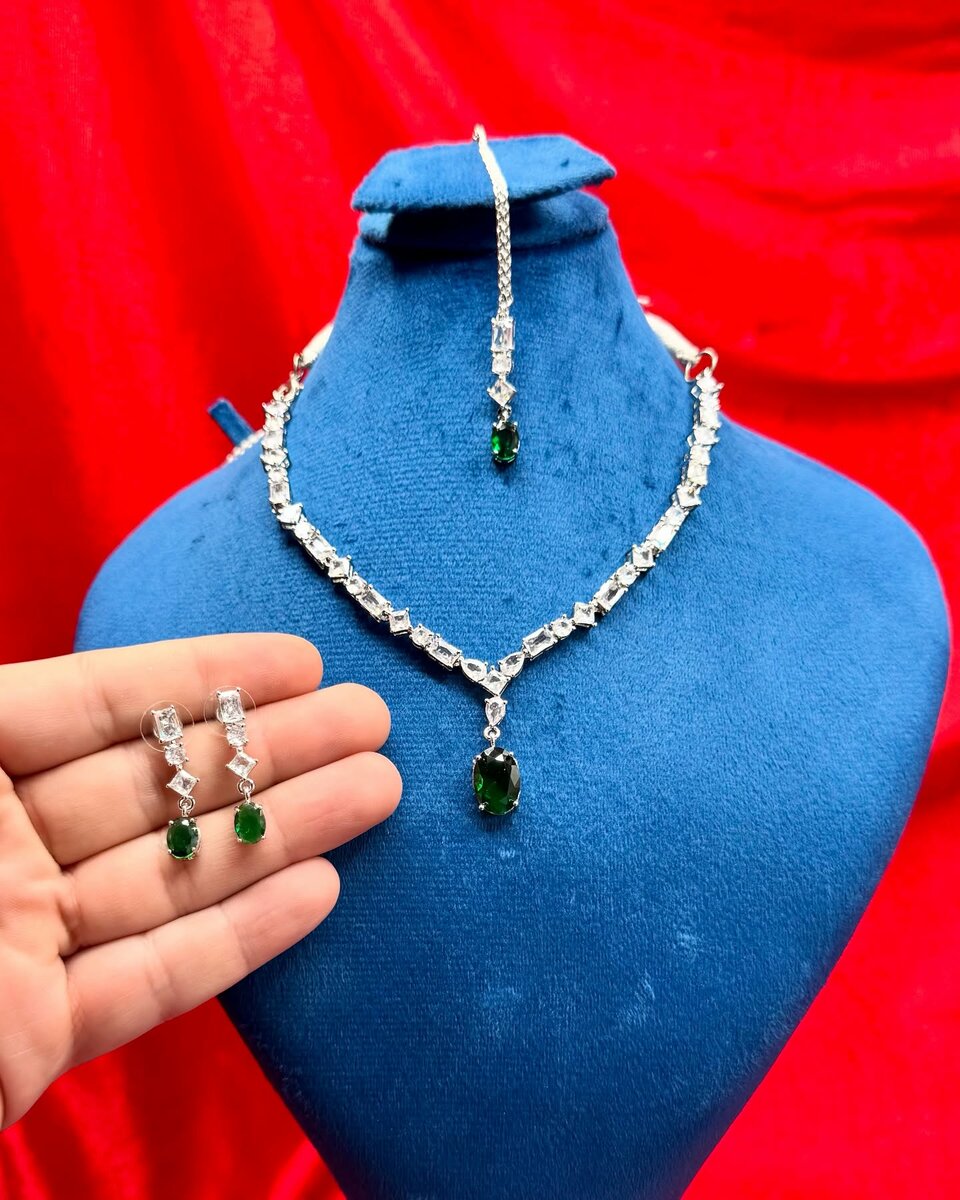 American Diamond 1 karat set
