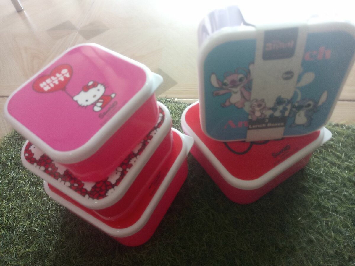 Hello kitty 3 pack lunch box