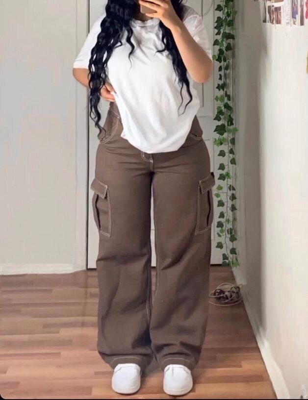 Pantalon cargo femme tendance