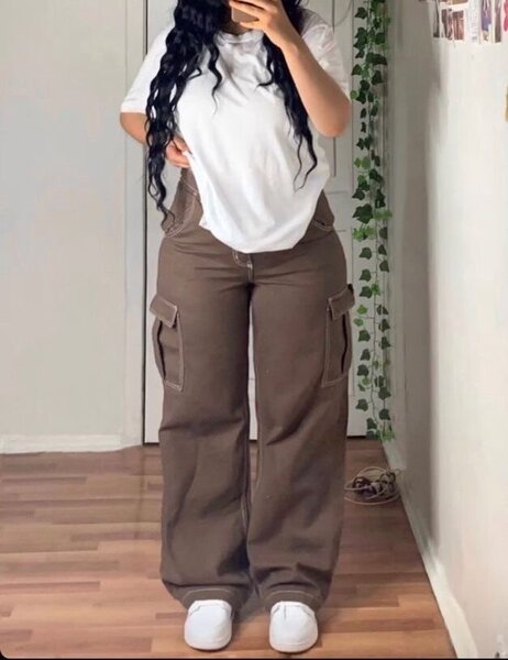 Pantalon cargo femme tendance