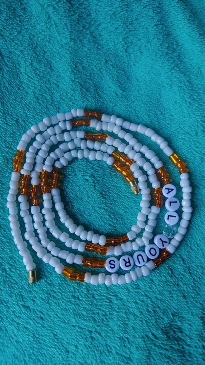 Beaded bracelets and waist beads