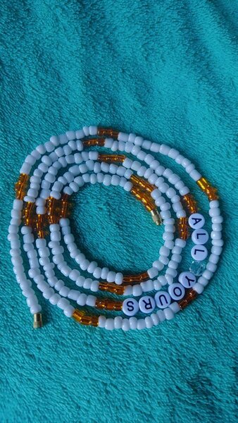 Beaded bracelets and waist beads