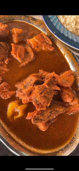 Soupe de porc + attieke