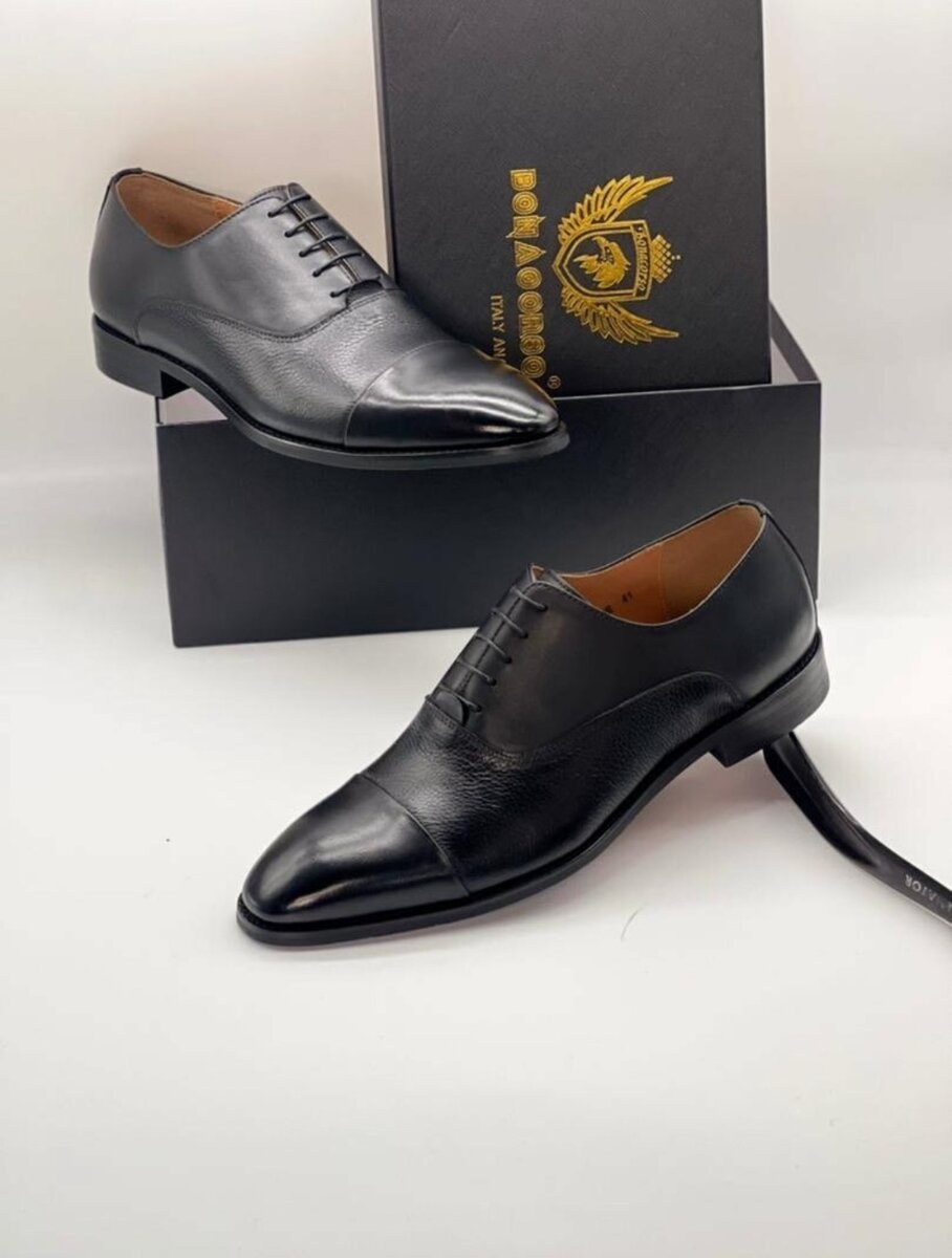 Solid Leather Formal Shoes
