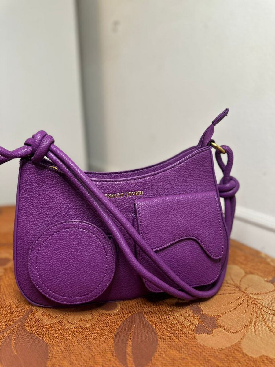 Sac à bandoulière violet chic