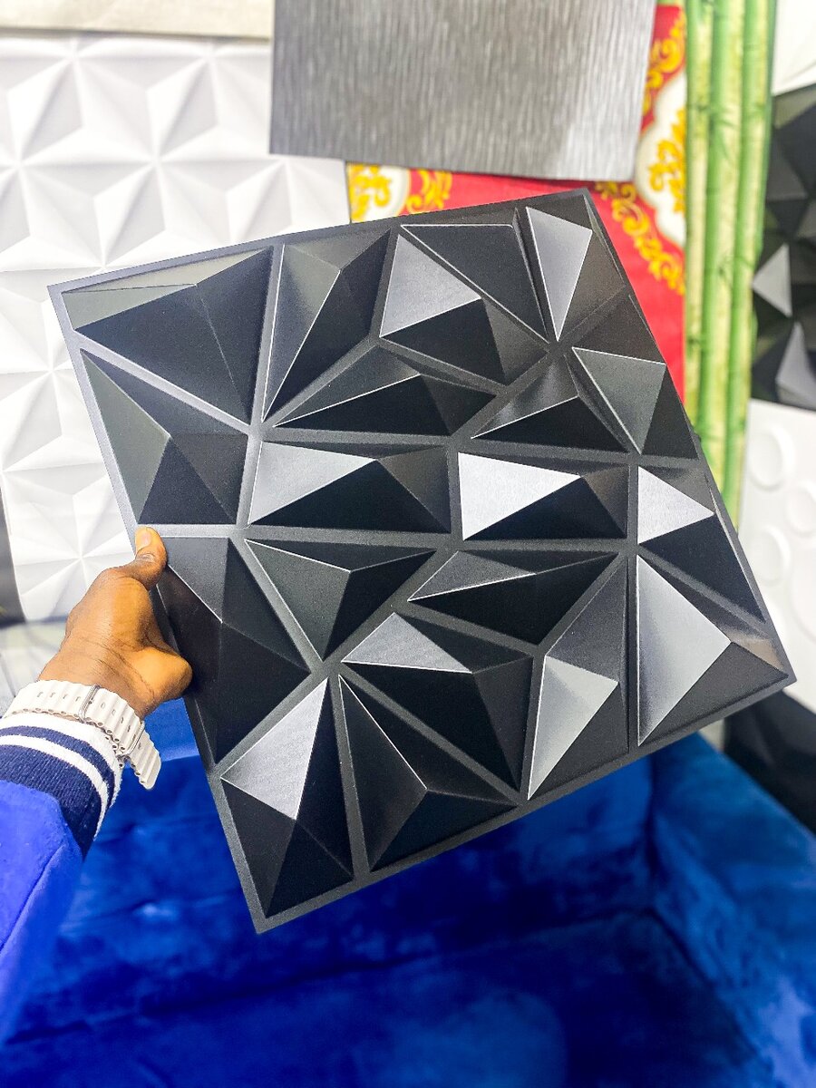 3D plastic wall panels