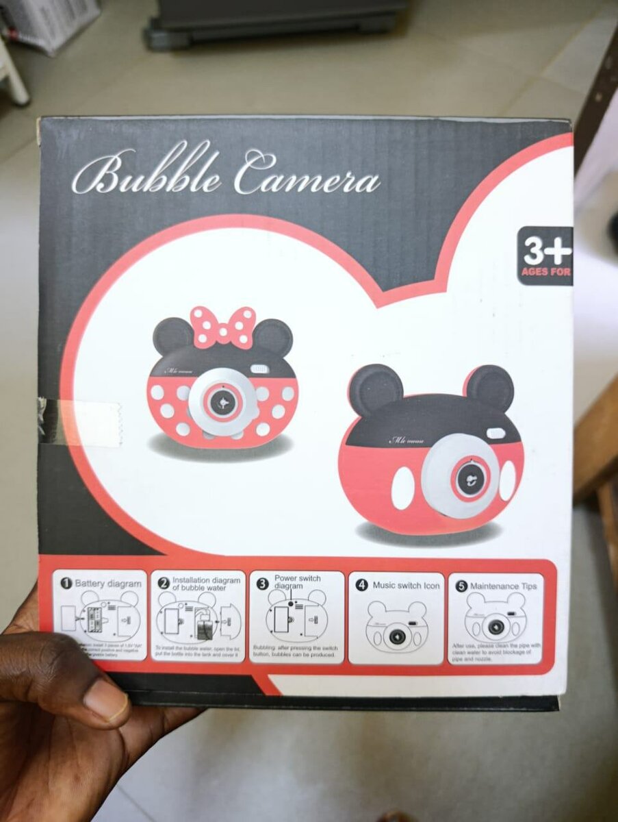 Appareil photo à bulles enfant