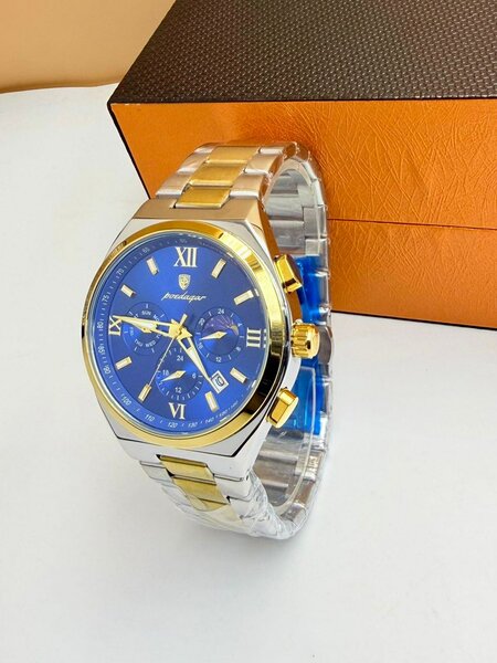 Montre Homme Luxueuse Bicolore