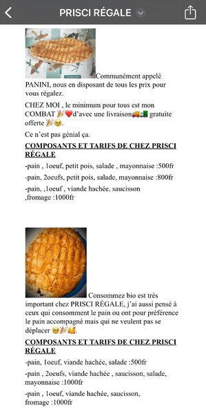 Délicieux Panini accompagné