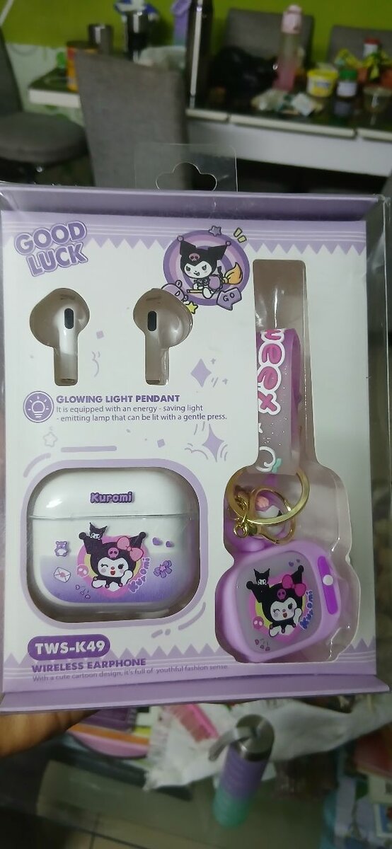 Ensemble montre et écouteurs kawaii