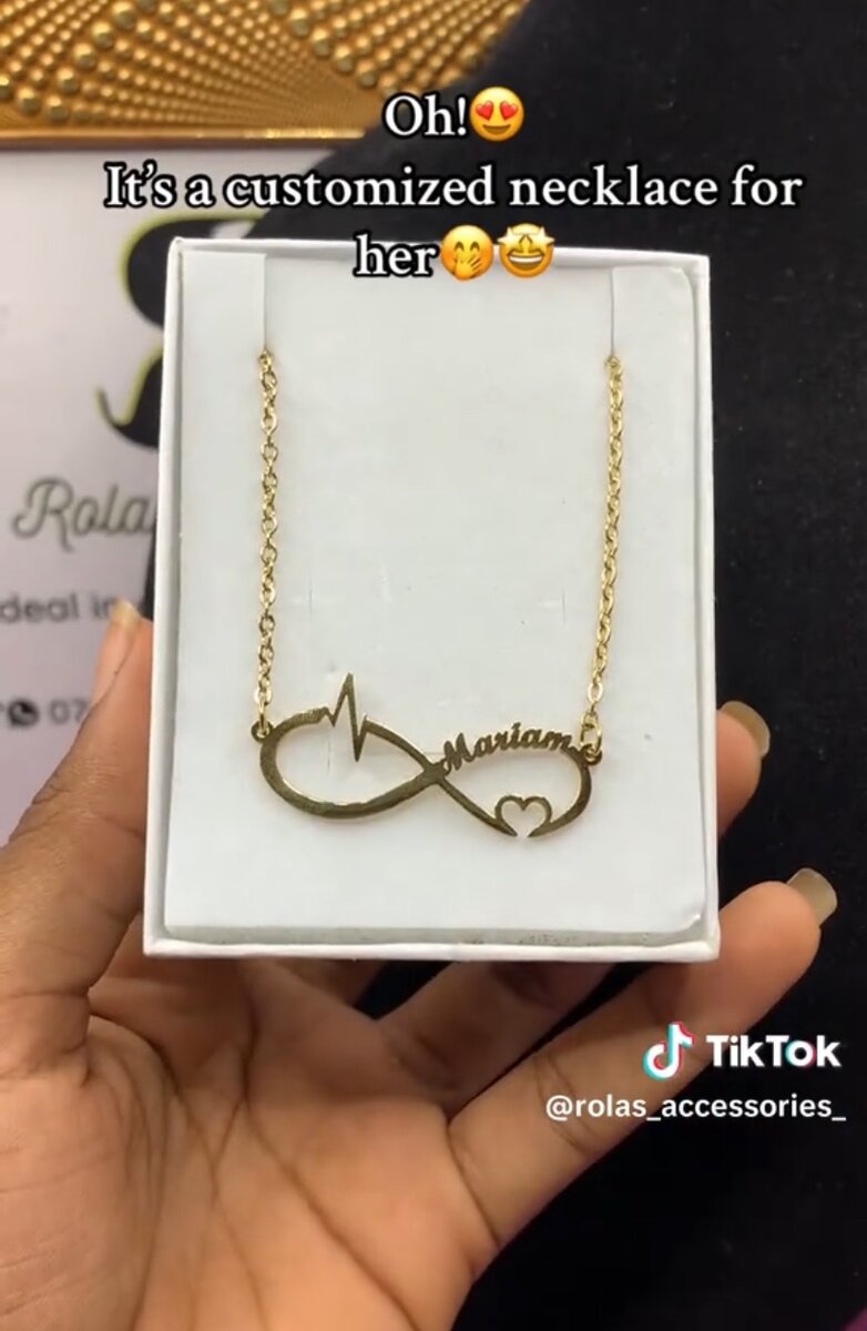Custom necklace for ladies