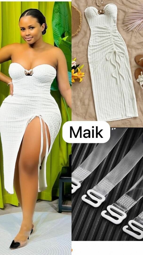 Robe longue fendue élégante