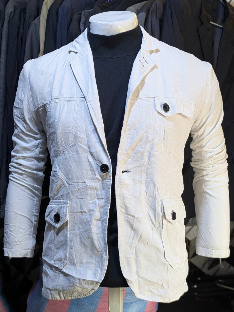 Blazer élégant en coton