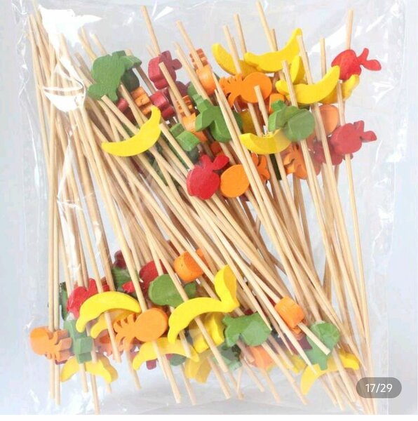 Cure-dents décoratifs 100pces