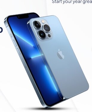 iPhone 13 pro max 256 gb sky blue