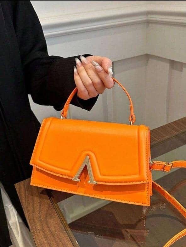 Sac à main orange tendance