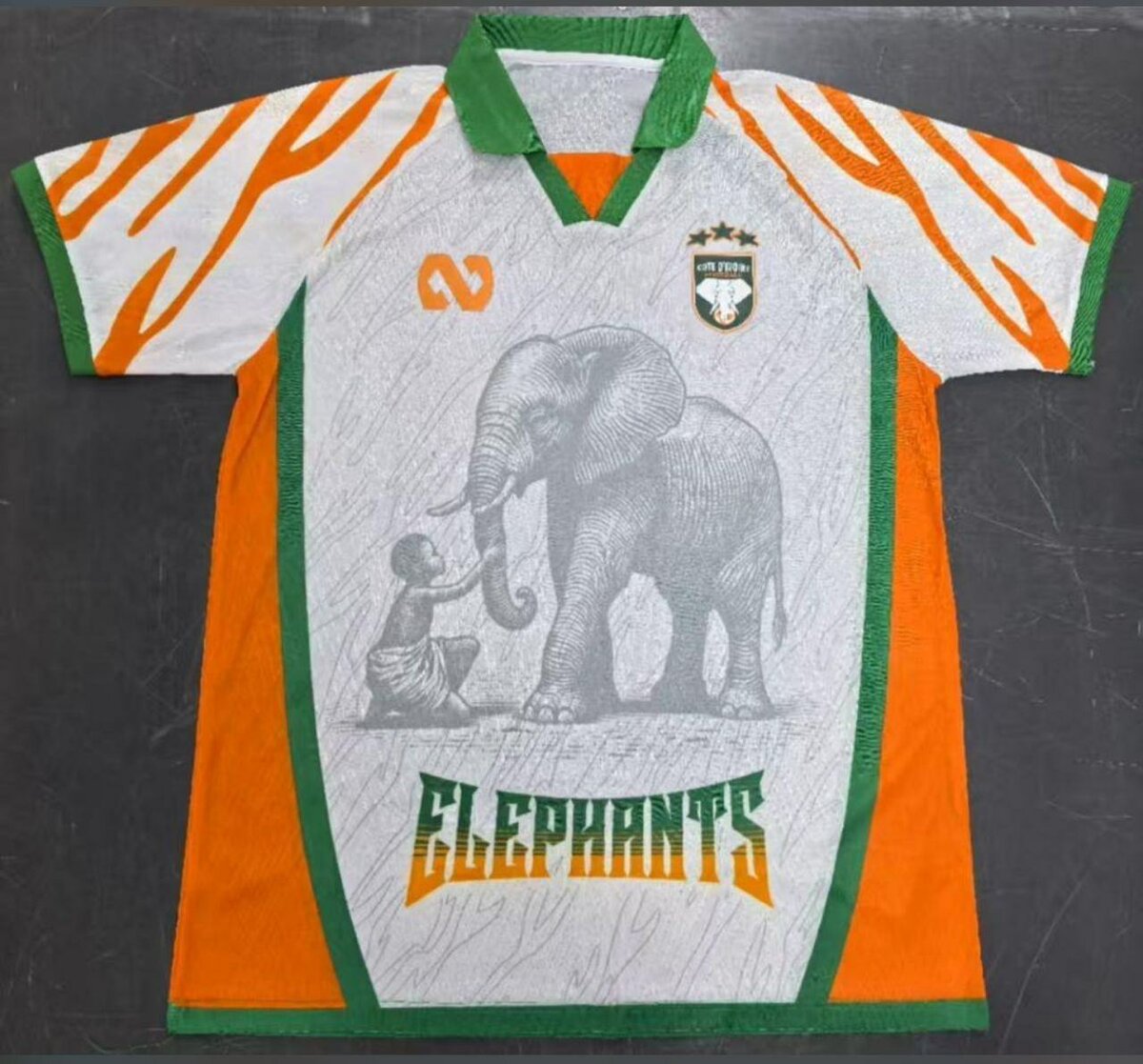 Maillot de Foot Éléphants